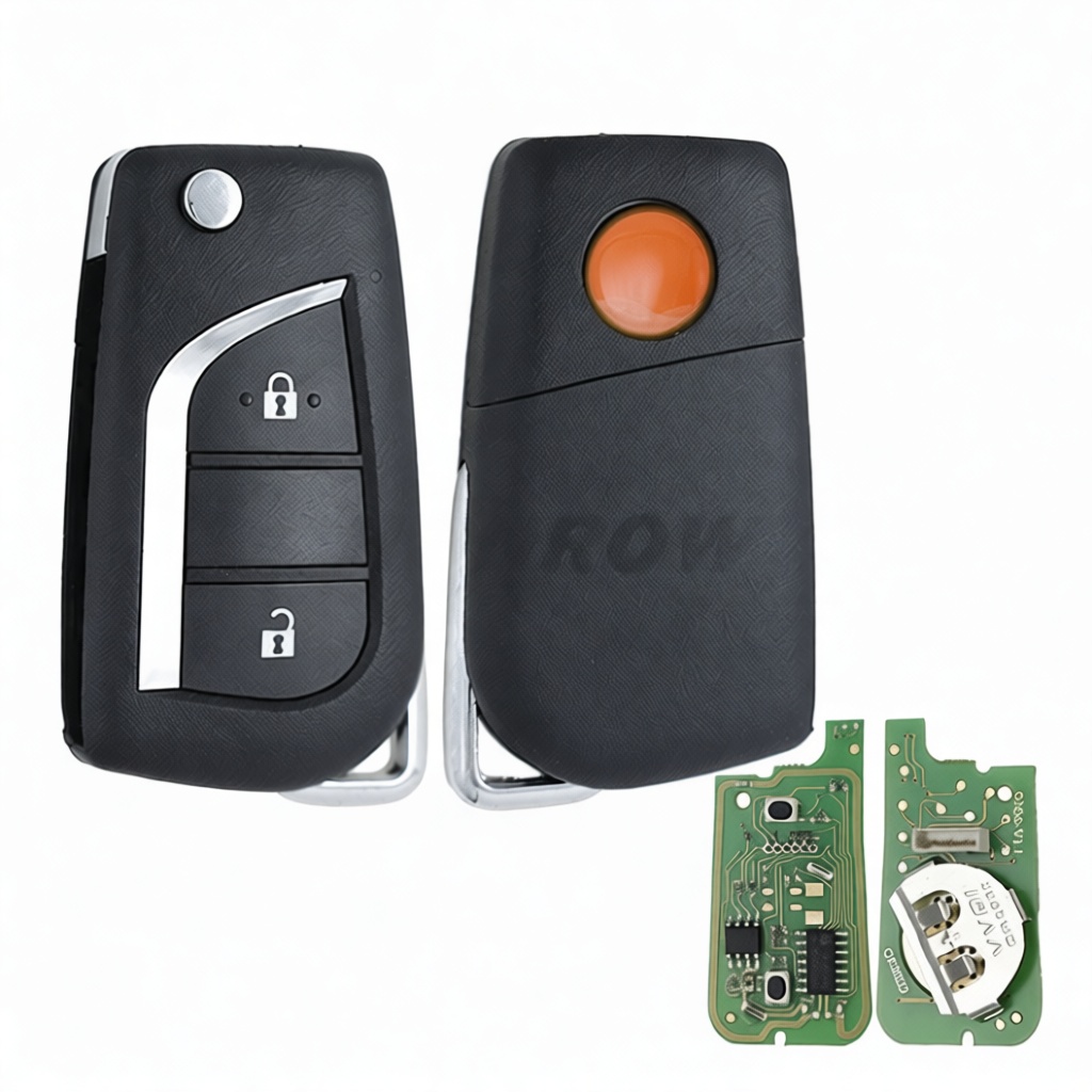 XHORSE XKTO01EN For Toyota Style 2 button Wire Universal Remote Key