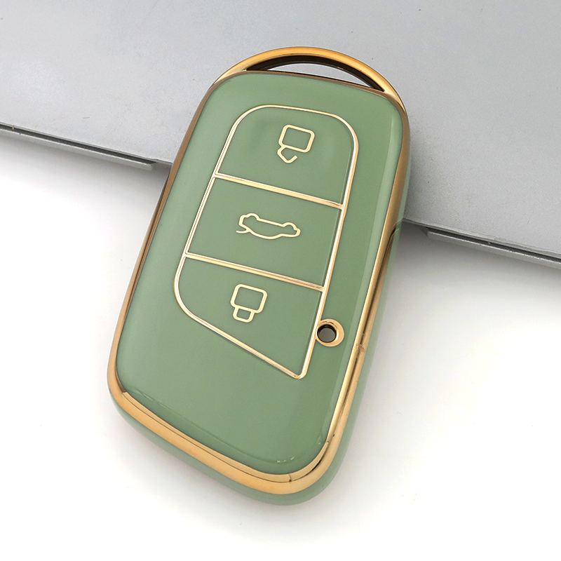 Gold TPU Car Key Cover For Chery Key Protect Case – Image 5