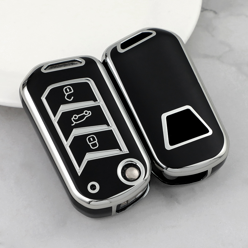 Sliver TPU Car Key Cover For Mahindra Key Protect Case