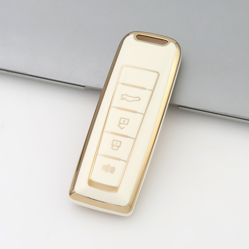 Gold TPU Car Key Cover For WEY Key Protect Case – Image 3