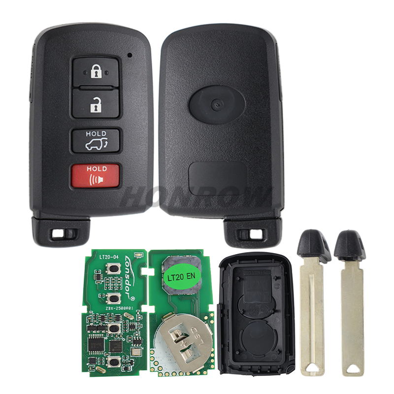 For Toy 4 Button FSK 312/314MHz P1=88 Smart Card Remote PCB Board / Board 0020 8A CHIP P4[00 00 88