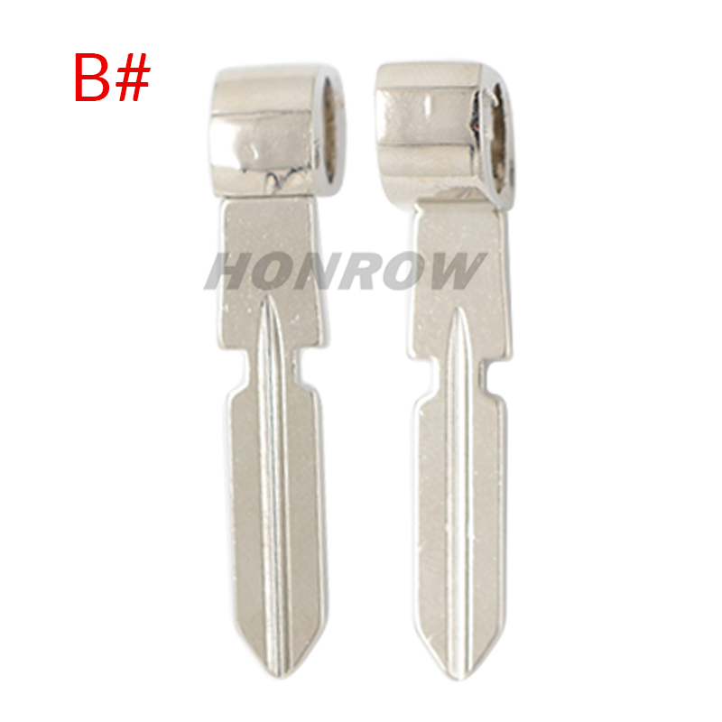 For Benz 1 Button Flip Remote Key Blank with 2/4 track blade – Image 5